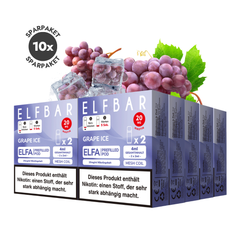 *NEU* Elfbar ELFA Pods - 10x Grape Ice | Spar Paket