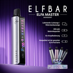 ELFA MASTER | Pod Kit | Lunar Silver