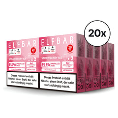 Elfbar ELFA Pods - Strawberry Ice | Spar-Bundle