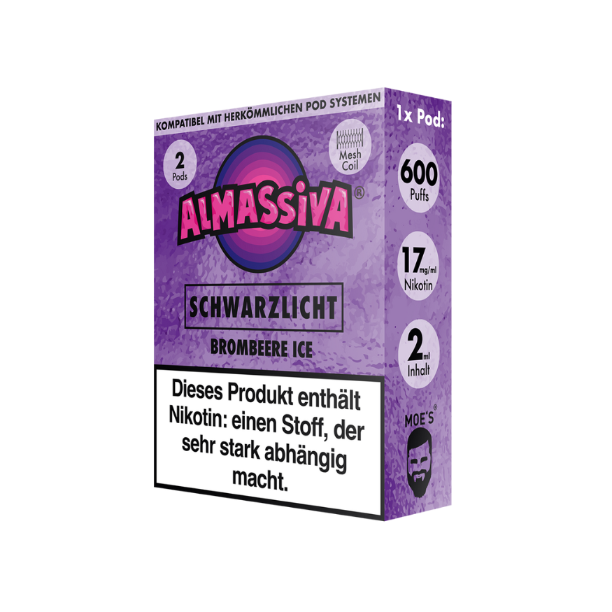 Al Massiva ELFA Pods - Schwarzlicht | 2 Stück