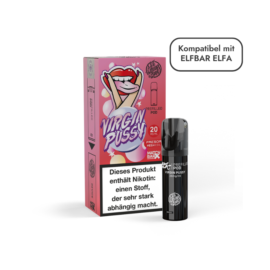 187 Prefilled Pod - Virgin Pussy (Erdbeere mit Frische) | 1 Stück