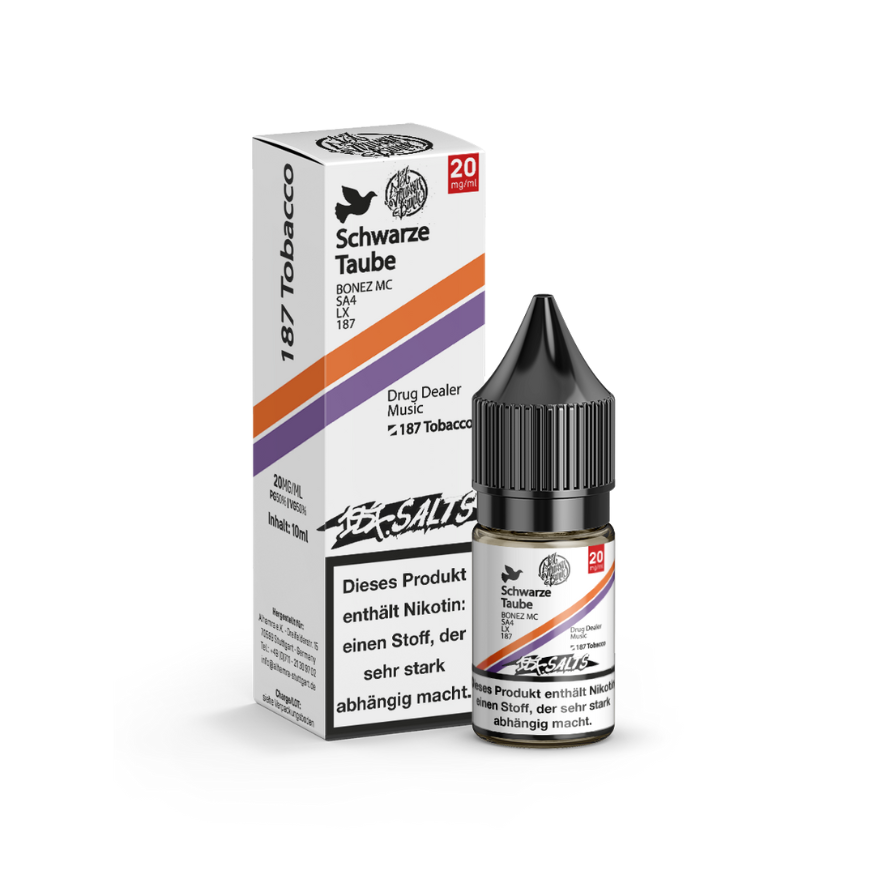 187 Salts - Schwarze Taube | Liquid | 20mg