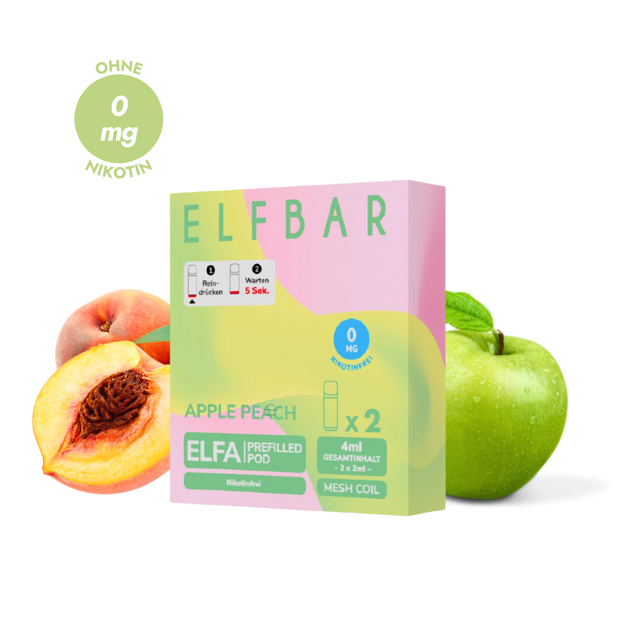 ELFA Pods | Nikotinfrei - Apple Peach (2 Stück)