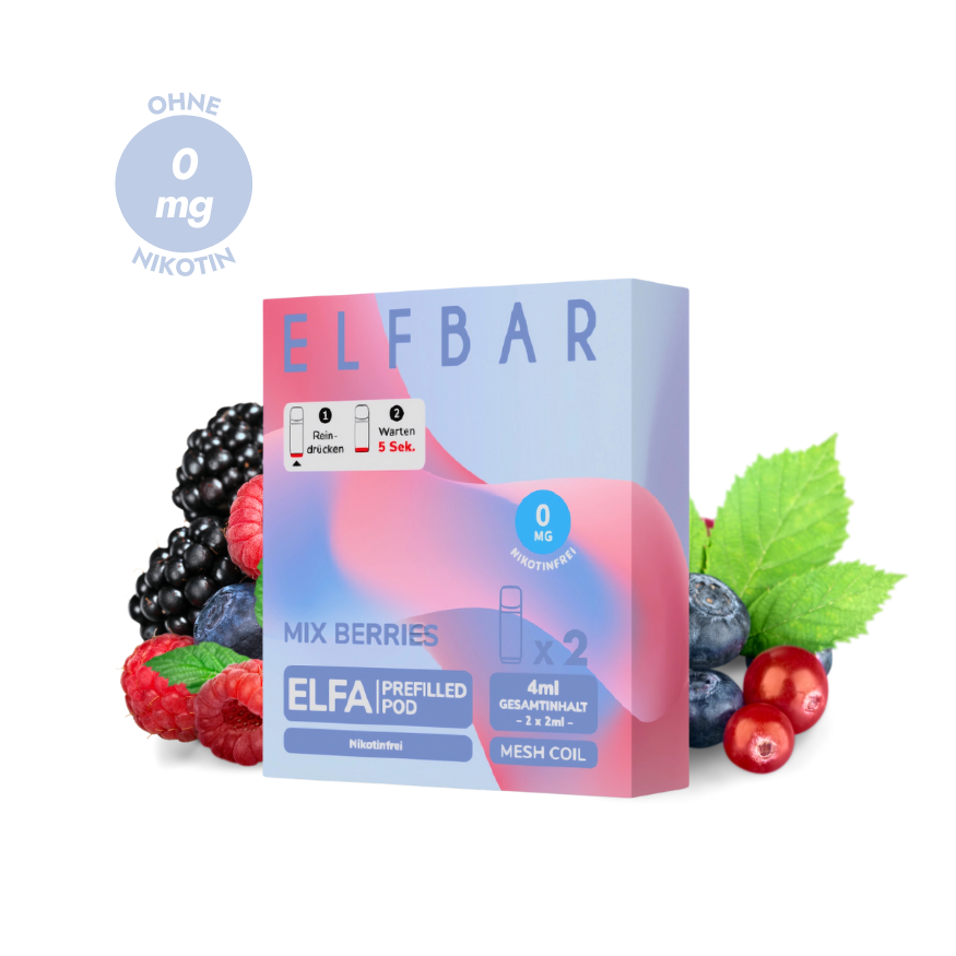 ELFA Pods | Nikotinfrei - Mix Berries (2 Stück)