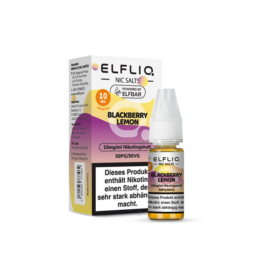 ELFLIQ - Blackberry Lemon | Liquid | 10mg