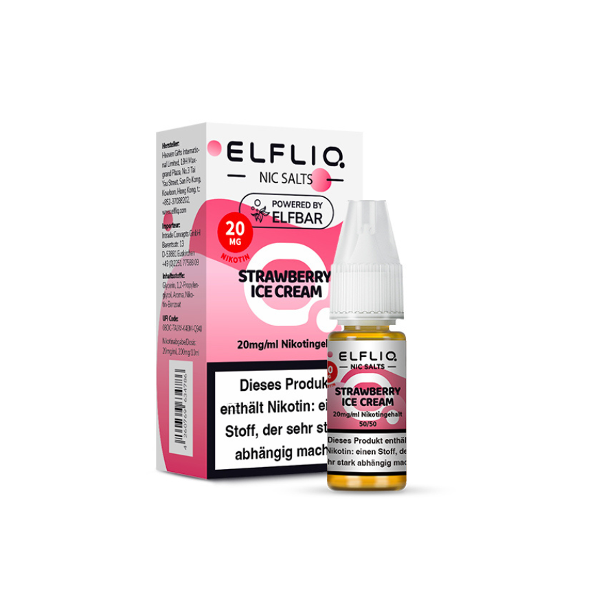 ELFLIQ - Strawberry Ice Cream | Liquid | 20mg