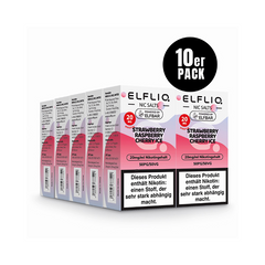 ELFLIQ - 10x Strawberry Raspberry Cherry Ice | Liquid | Spar Bundle