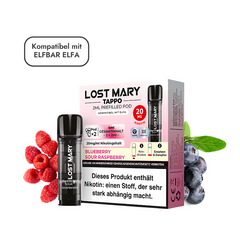 Lost Mary Tappo | ELFA Pods - Blueberry Sour Raspberry (2 Stück)