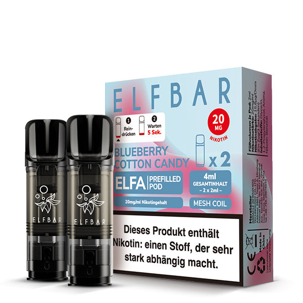 Elfbar ELFA Pods - Blueberry Cotton Candy (2 Stück)