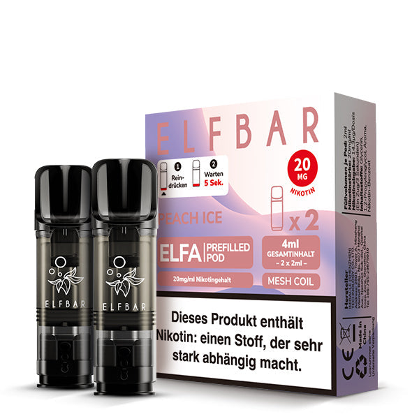 Elfbar ELFA Pods - Peach Ice (2 Stück)