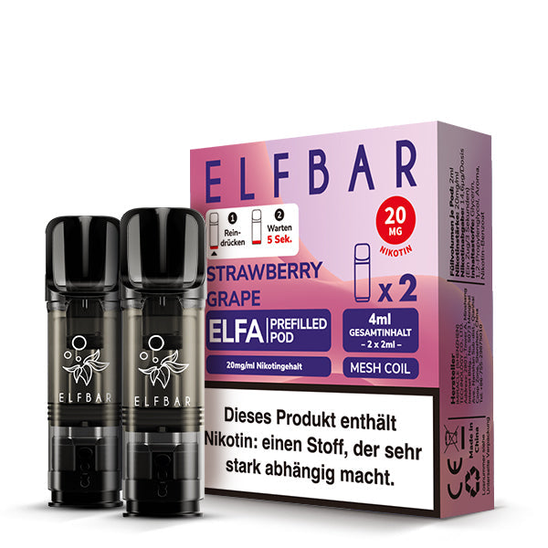 Elfbar ELFA Pods - Strawberry Grape (2 Stück) (Erdbeere Traube)