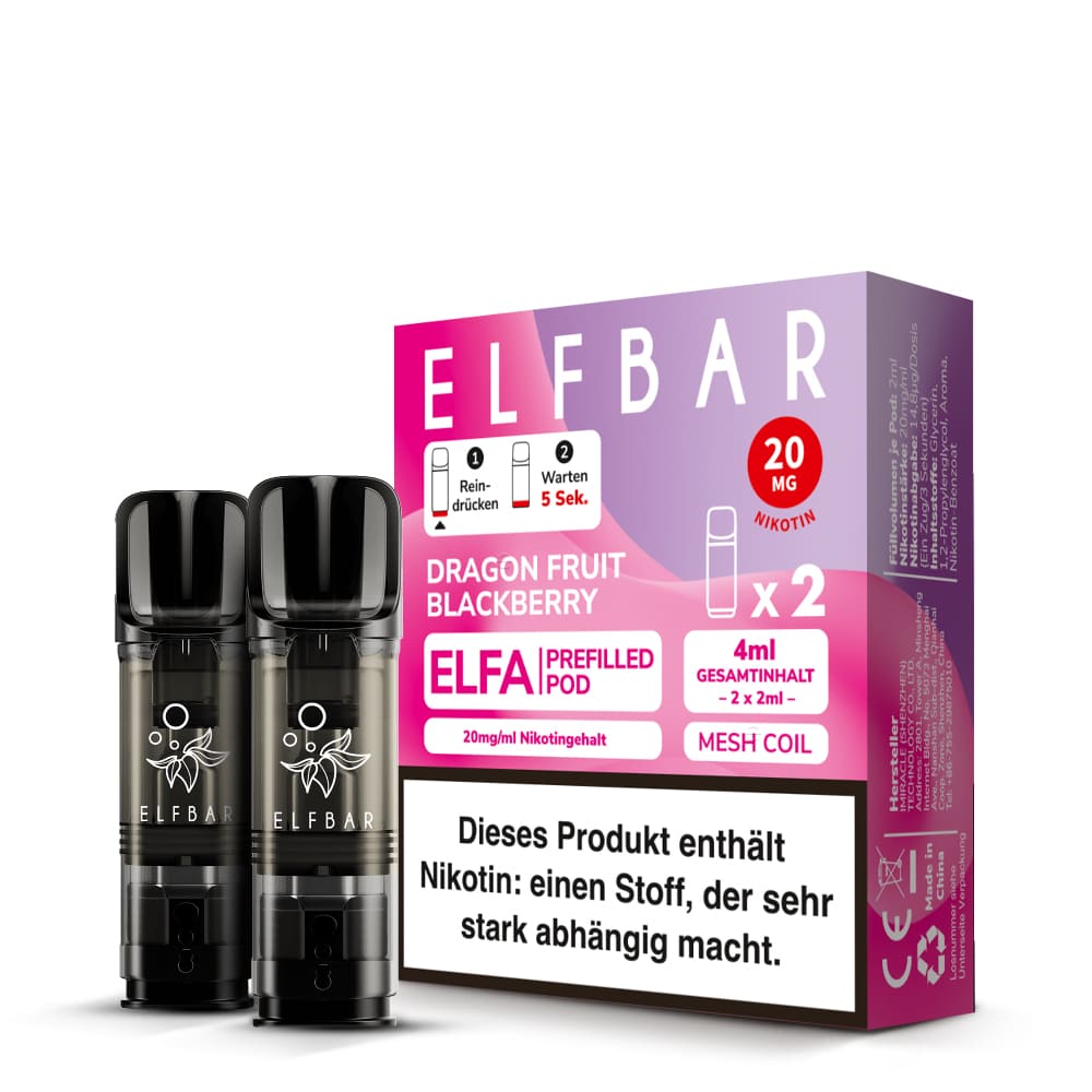 ELFA Pods - Dragon Fruit Blackberry (2 Stück)