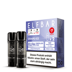 Elfbar ELFA Pods - Grape Ice (2 Stück)