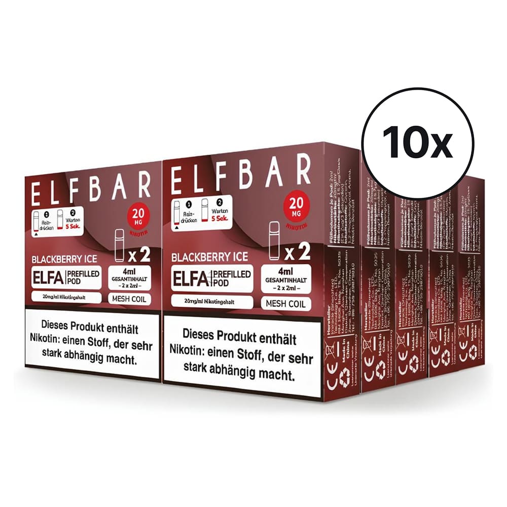 Elfbar ELFA Pods - Blackberry Ice | Spar-Bundle