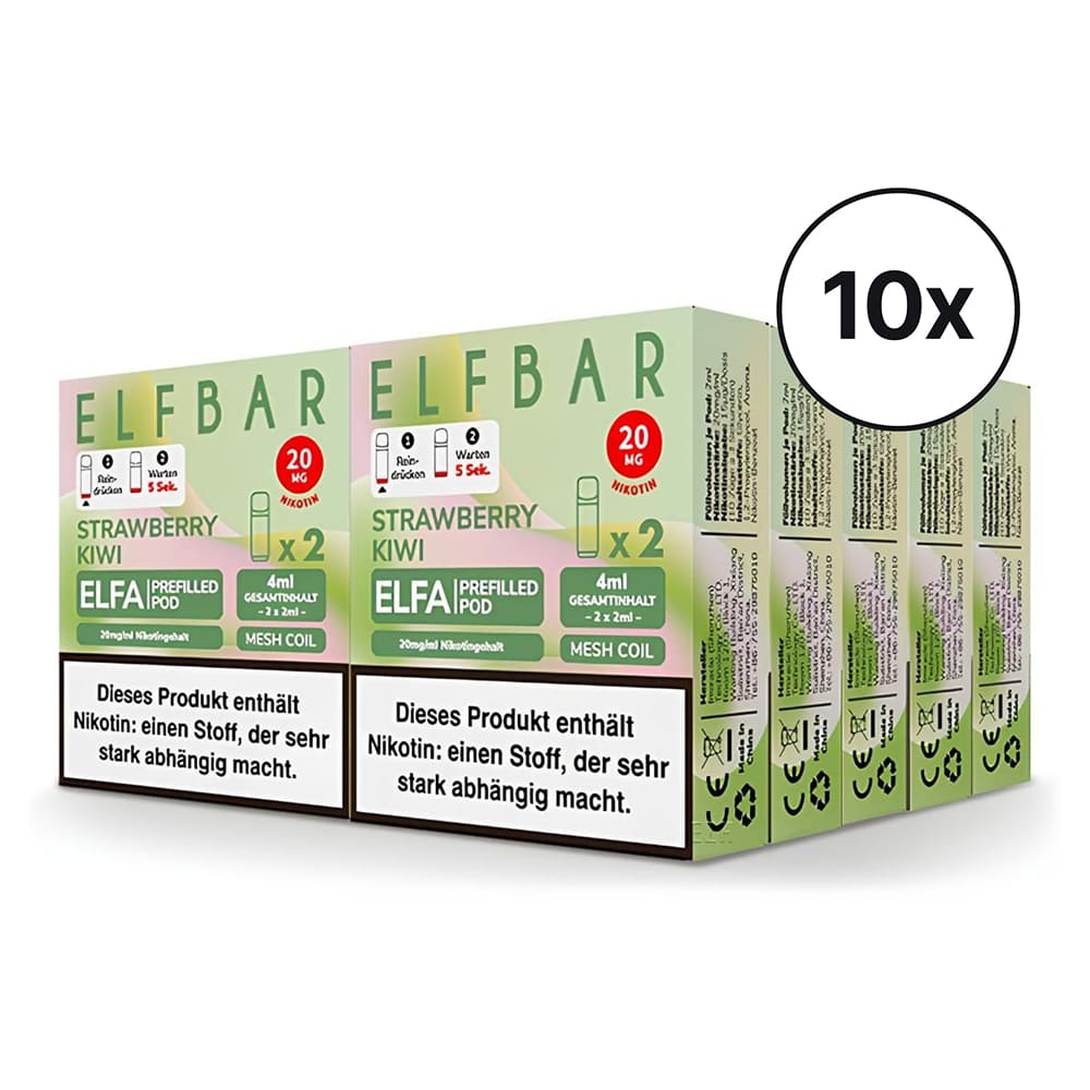 Elfbar ELFA Pods - Strawberry Kiwi | Spar-Bundle