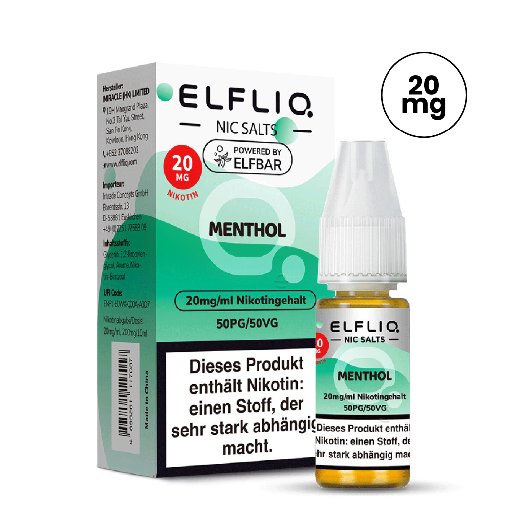*NEU* ELFLIQ - Menthol | Liquid | 20mg