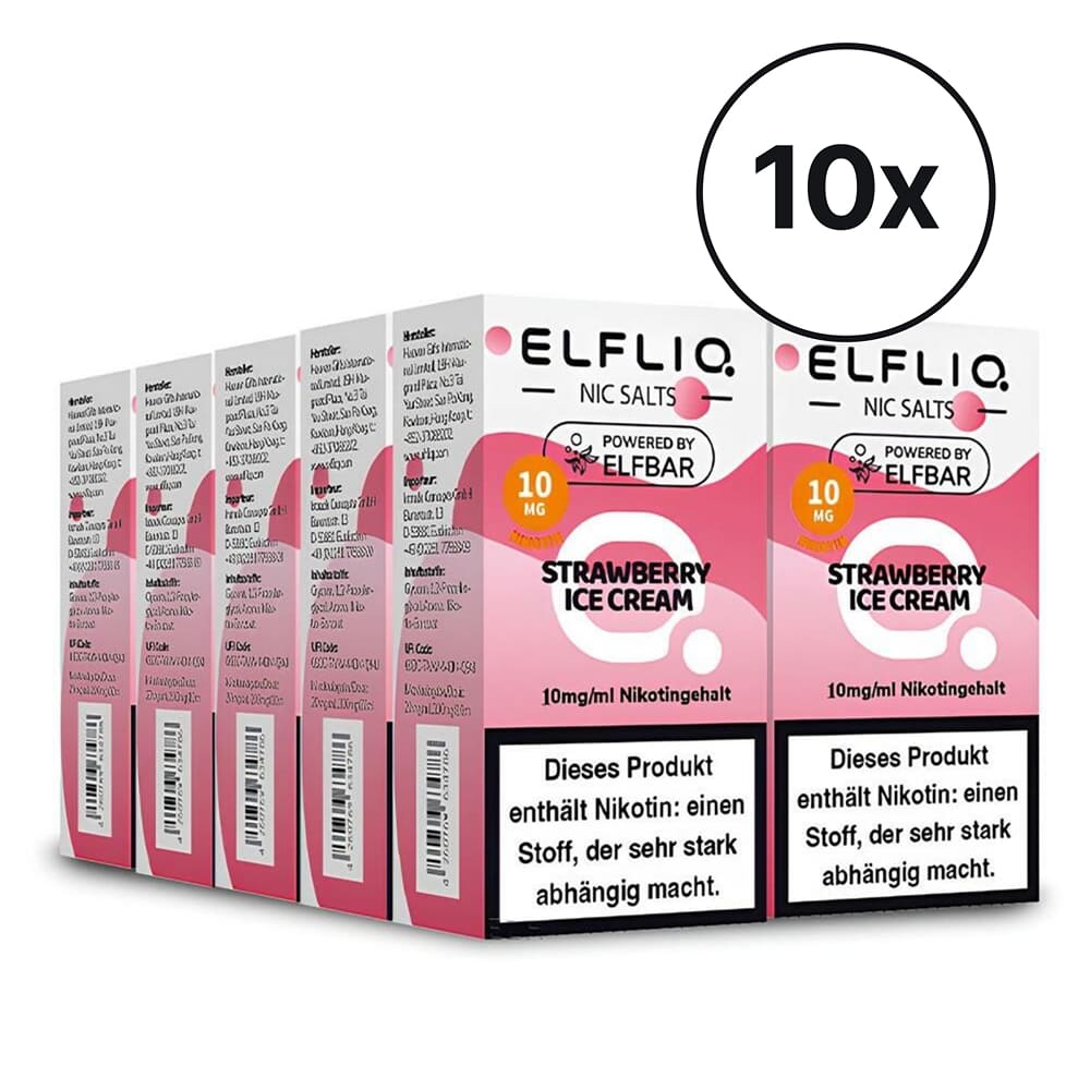 Elfbar ELFLIQ - Strawberry Ice Cream | Spar-Bundle