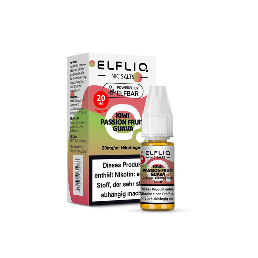 ELFLIQ - Kiwi Passionfruit Guava | Liquid | 20mg - ELFA Store