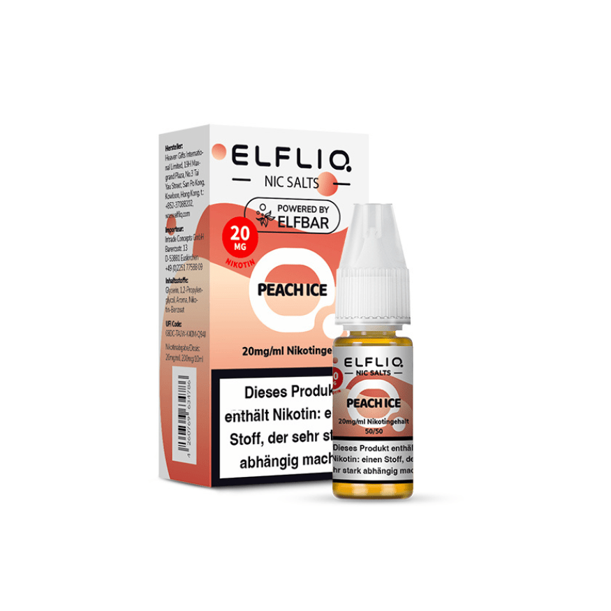 ELFLIQ - Peach Ice | Liquid | 20mg - ELFA Store