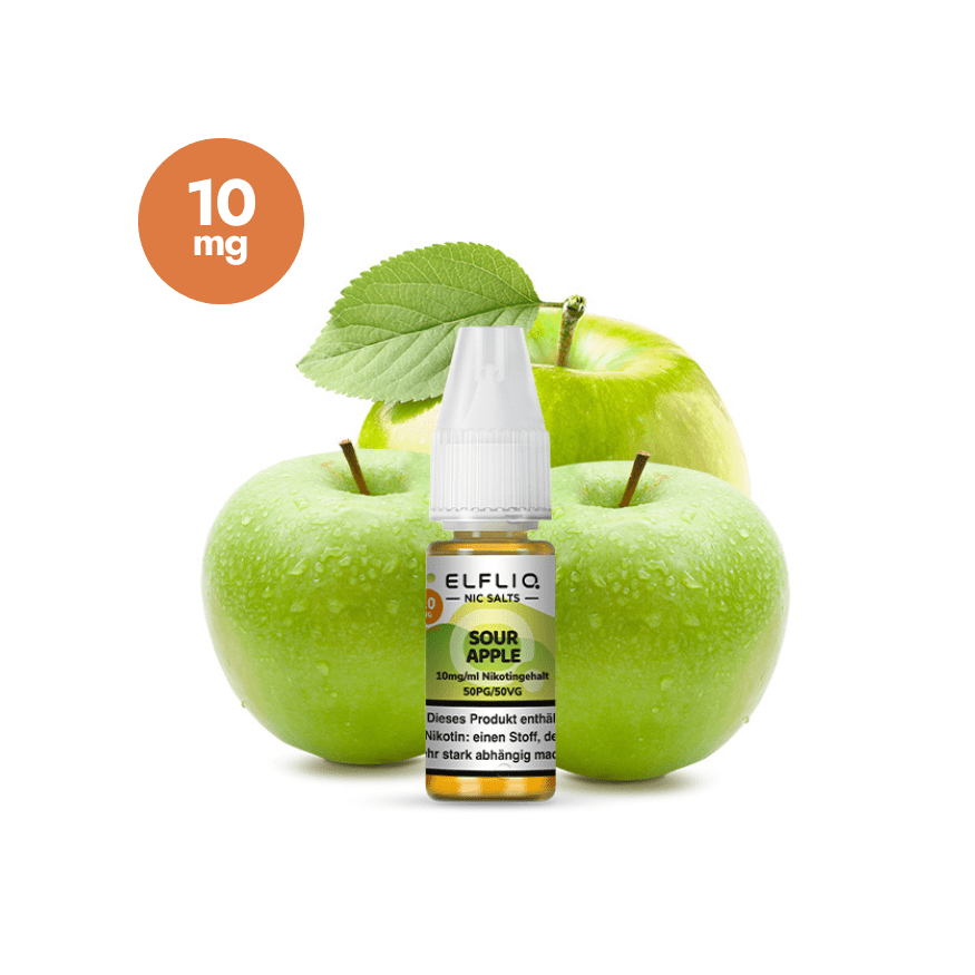 ELFLIQ - Sour Apple | Liquid | 10mg - ELFA Store