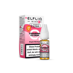 ELFLIQ - Strawberry Ice Cream | Liquid | 10mg - ELFA Store